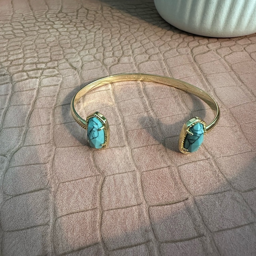 Kendra Scott adjustable turquoise bracelet